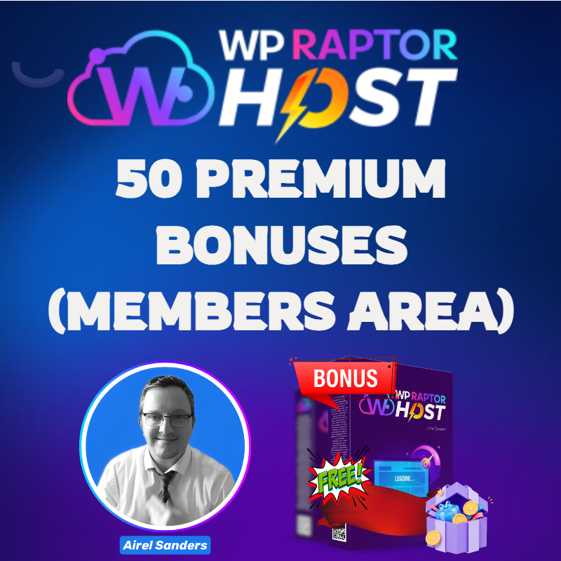 WP RaptorHost Review - Maximize Business Potential With Unlimited Hosting & Storage, One-Time Fee! (By Ariel Sanders)